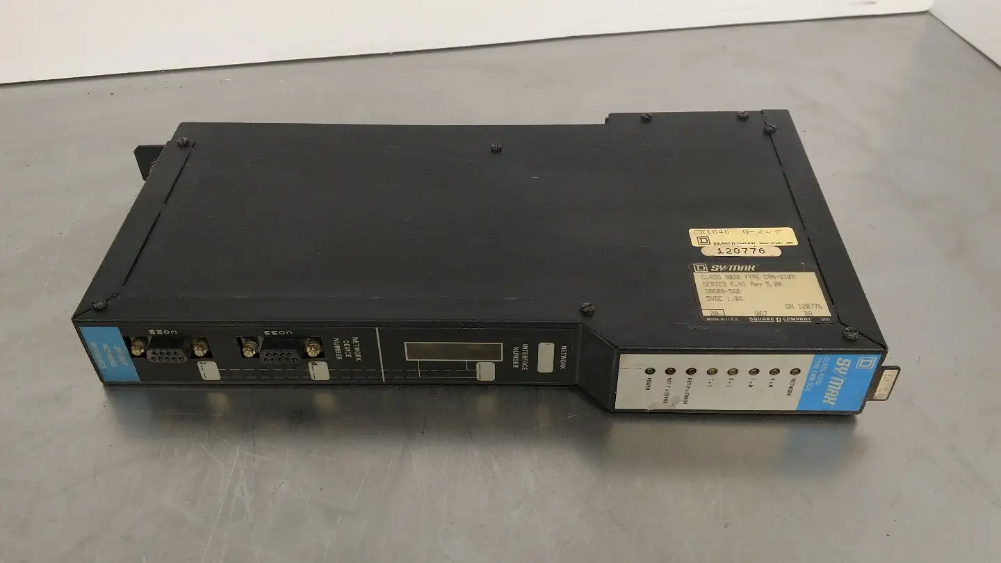 Used SQUARE D Class 8030 Network Module PLC Processors | Palmetto Automation #1152704