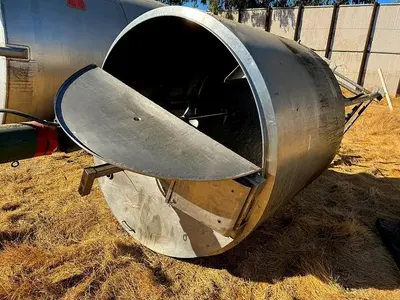 Tank, 850 Gallon, Stainless Steel, Jacketed, Agitated, #5991116
