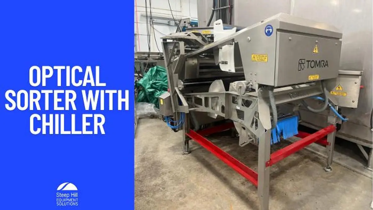 TOMRA Blizzard Optical Sorter with Lauda Chiller