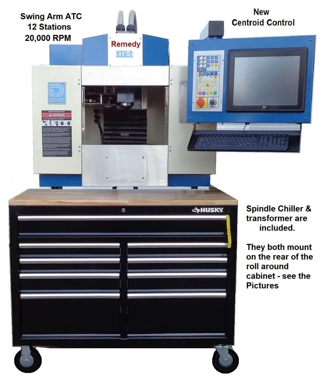 Used 2023 DEFIANCE VXT-1 Vertical Machining Centers Pennsylvania US | Remedy Machine Sales #346457