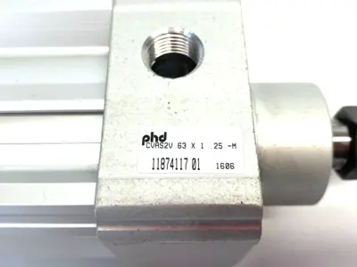 Used PHD Double-Acting ISO Pneumatic Cylinder, 63mm Bore Pneumatic Cylinders Michigan US | Maverick Industrial Sales #1402472