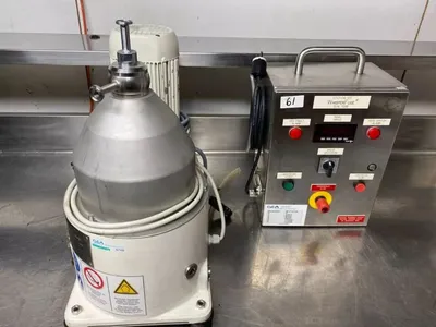 Westfalia CTC 1-06-107 lab clarifier centrifuge, 316SS.