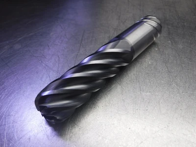 Kennametal 1.250" 6 Flute Ballnose Carbide Endmill UJDE1250N6CBJ KCSM15 (LOC1602)