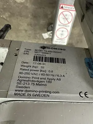 USED 2017 DOMINO PRINTING SCIENCES M230I-T6-400-RIGHT