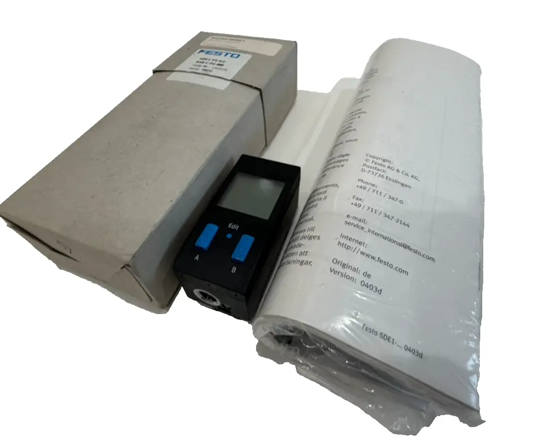 NEW FESTO SDE1-V1-G2-H18-C-P2-M8 PRESSURE SENSOR 192035 SDE1V1G2H18CP2M8