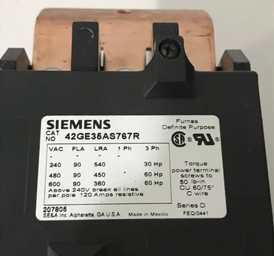 NEW Siemens 42GE35AS767R