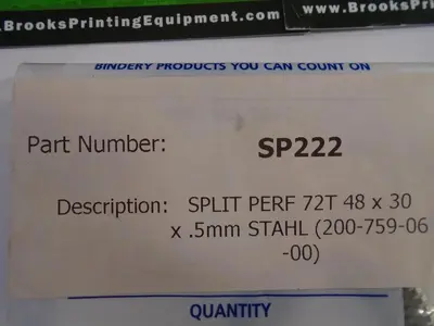 NEW STAHL SP222 (200-759-06-00)