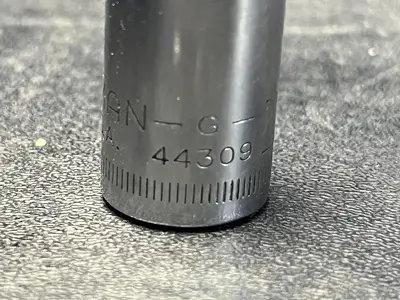 Craftsman USA 11mm 12 Point 3/8" Drive Shallow Socket 44309 G Series