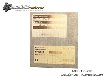 NEW BALLUFF BNI IOL-104-S01-Z012
