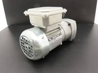 Bison 017-175-0025 Offset Parallel Gearmotor 0.08Hp 230VAC 25.2:1 Ratio 63rpm