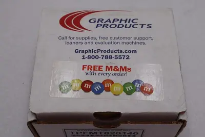 GRAPHIC PRODUCTS TPFMT820140 DURA LABEL PRINT FLOOR TAPE #2495