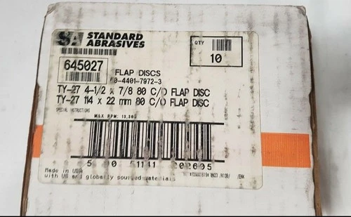 NEW Standard Abrasives Does Not Apply