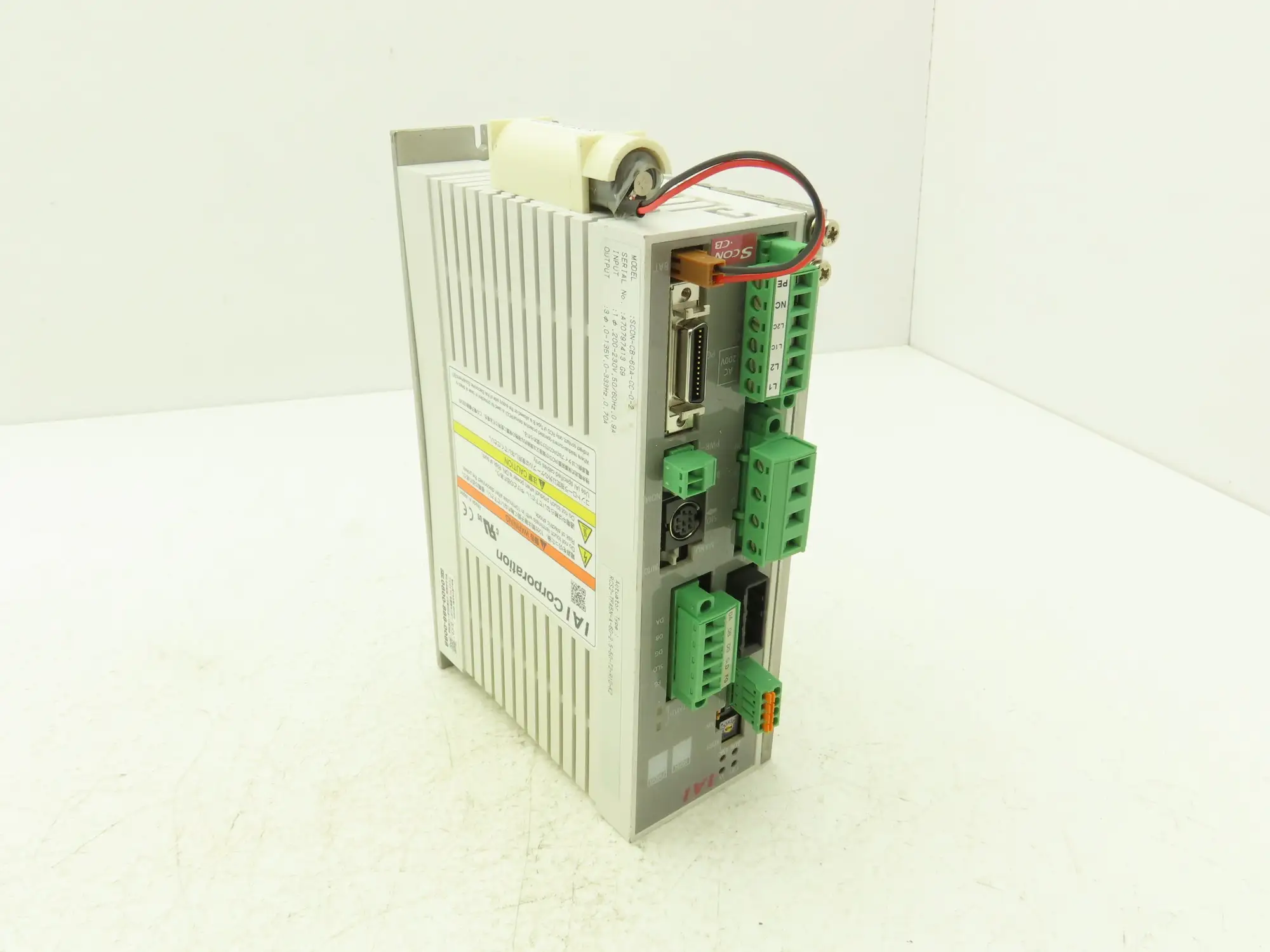IAI SCON-CB-60A-CC-0-2 Single Axis Linear Servo Actuator Position Controller