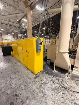 37" x 85" Ward 2 color Flexo Folder Gluer