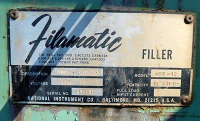 USED NATIONAL INSTRUMENTS FILAMATIC SCD-12
