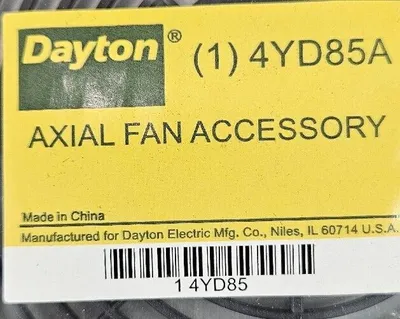 DAYTON 4YD85A AXIAL FAN ACCESSORY Loc 5D-9