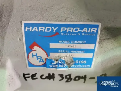 USED Hardy Pro-Air 8" Hardy Rotary Air Lock, model RV-14