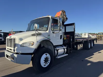 Used 2016 FREIGHTLINER M2 106 PALFINGER HYDRAULIC KNUCKLE BOOM LOADER CRANE Truck-Mounted Cranes Minnesota US | Carco Truck & Equipment #1513875