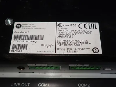 Used GENERAL ELECTRIC IC755CSS12CDBBQ Electrical Panels Ohio US | HGR 24 #728059