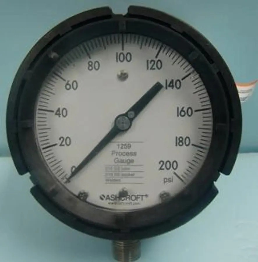 QTY. 1. ASHCROFT 1259 ROCESS GAUGE 316 SS TUBE 316...