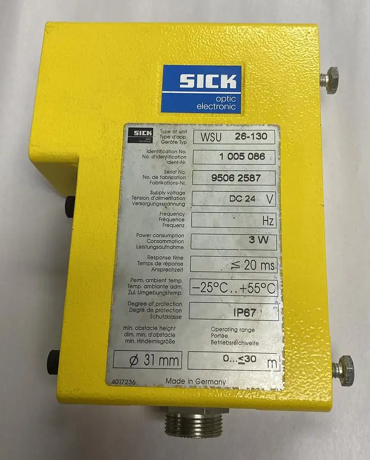 Used SICK WSU 26-130 Misc Electrical & Power Parts Ohio US | Surplus Asset Holdings #1233807