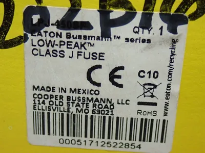 New | in-Stock BUSSMANN LPJ450SP Fuses | HGR 24 #742677