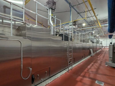 2024 Henry Group 5-zone indirect fired tunnel oven with loader and unloader