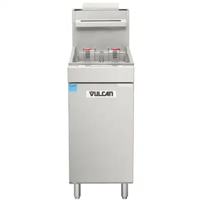 Vulcan 1VEG35M Gas Fryer - (1) 40 Lb Vat, Floor Model, Natural Gas