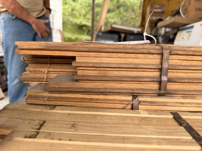 Used OAK PLANK HARDWOOD FLOORING (14) BUNDLES Flooring Equipment Michigan US | Miedema Asset Management Group #1419788