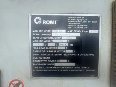 2004 ROMI M20 CNC Lathes. | 520 Machinery Sales LLC (10)