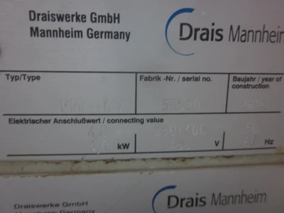 Half Liter Drais Mannheim Lab Perl Media Mill
