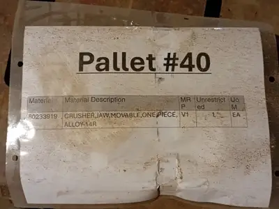 NEW ESCO ALLOY-14R