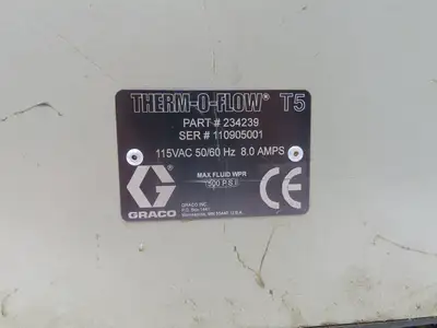 Graco 234239 Therm-O-Flow T5 Hot Melt Glue Dispenser Tank Controller 115V 1PH
