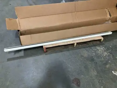 Hubbell 6ft X 1-1/2″ Beige Painted Steel Bridge / Runway Rail 50lb -NIB of 5pcs