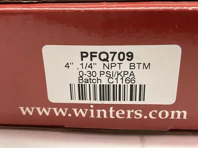 New | in-Stock WINTERS PFQ709 Universal Pressure Meters Ohio US | Surplus Asset Holdings #1246639