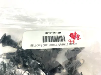 New | in-Stock Edco Nitrile Bellows Cup M5 Male Fitting Vacuum Lifts, Sheet Metal Lifters Michigan US | Maverick Industrial Sales #1483260