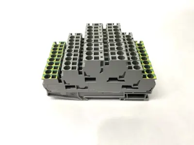 USED PHOENIX CONTACT MULTI-LEVEL TERMINAL BLOCK ST 2,5-PE/L/N LOT OF 10