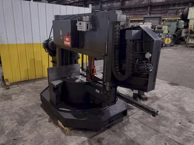 16" X 28" COSEN MODEL #SH-710LDM HORIZONTAL 60° MITERING BAND SAW: STOCK #23643