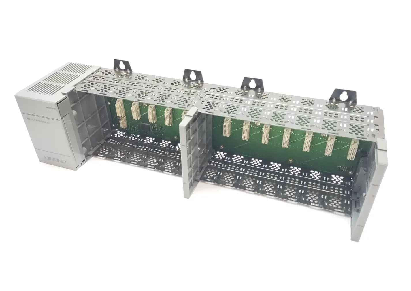1746-A13, 1746-P2 | Allen Bradley 1746-A13 Ser B SLC 500 13-Slot PLC Chassis w/ 1746-P2 Power Supply - Used