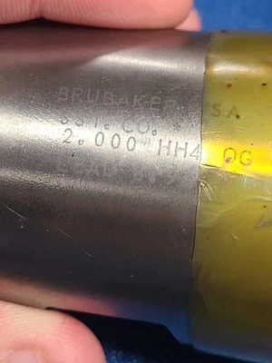 BRUBAKER USA 2" HSS BALL End Mill 6 Flutes High Speed Steel Bridgeport
