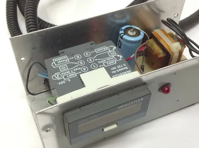 USED HENGSTLER DIGITAL COUNTER TIMER W/ ENCLOSURE
