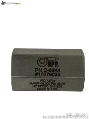 Used GPP 10079028 1/4" STRAIGHT HIGH-PRESSURE COUPLING Parts Kentucky US | Industrial Parts R Us Inc. #1361872