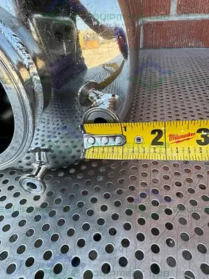 USED ALLOY PRODUCTS 15 LITER STAINLESS STEEL VESSEL 125 PSI W/ 4.5" OPENING