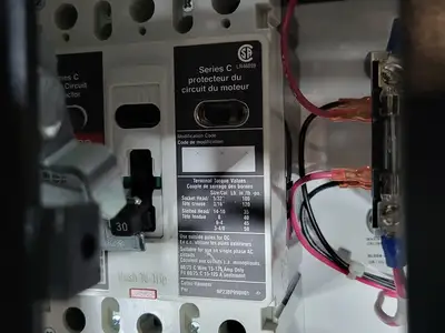10 hp, 600V, 30A, 3-Ph FVNR Starter Size 1 Bucket for Freedom 2100 MCC Frame