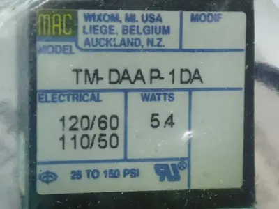 New | in-Stock MAC TMDAAP1DA Pumps Ohio US | HGR 24 #867307