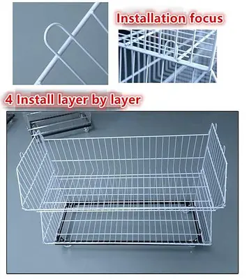 5 layer Grid Shelf Shelves Retail Display 20*19*55 -various sizes available - SEE VIDEO
