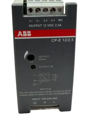 NEW ABB 1SVR427032R1000 POWER SUPPLY CP-E 12/2.5