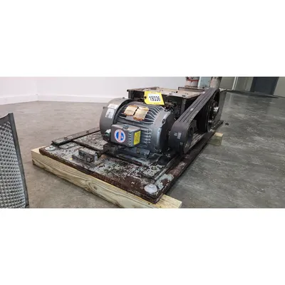 Used 10HP Industrial Plastic Granulator Knife Shredder - 8" dia. X 16W