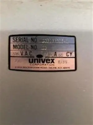 Univex 60 Quart Mixer
