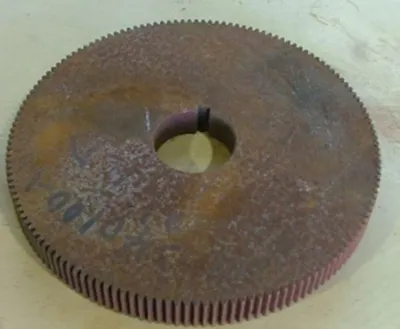 QTY. 1. 144 TOOTH GEAR 7 3/8 DIAMETER ON 1 5/8 INC...